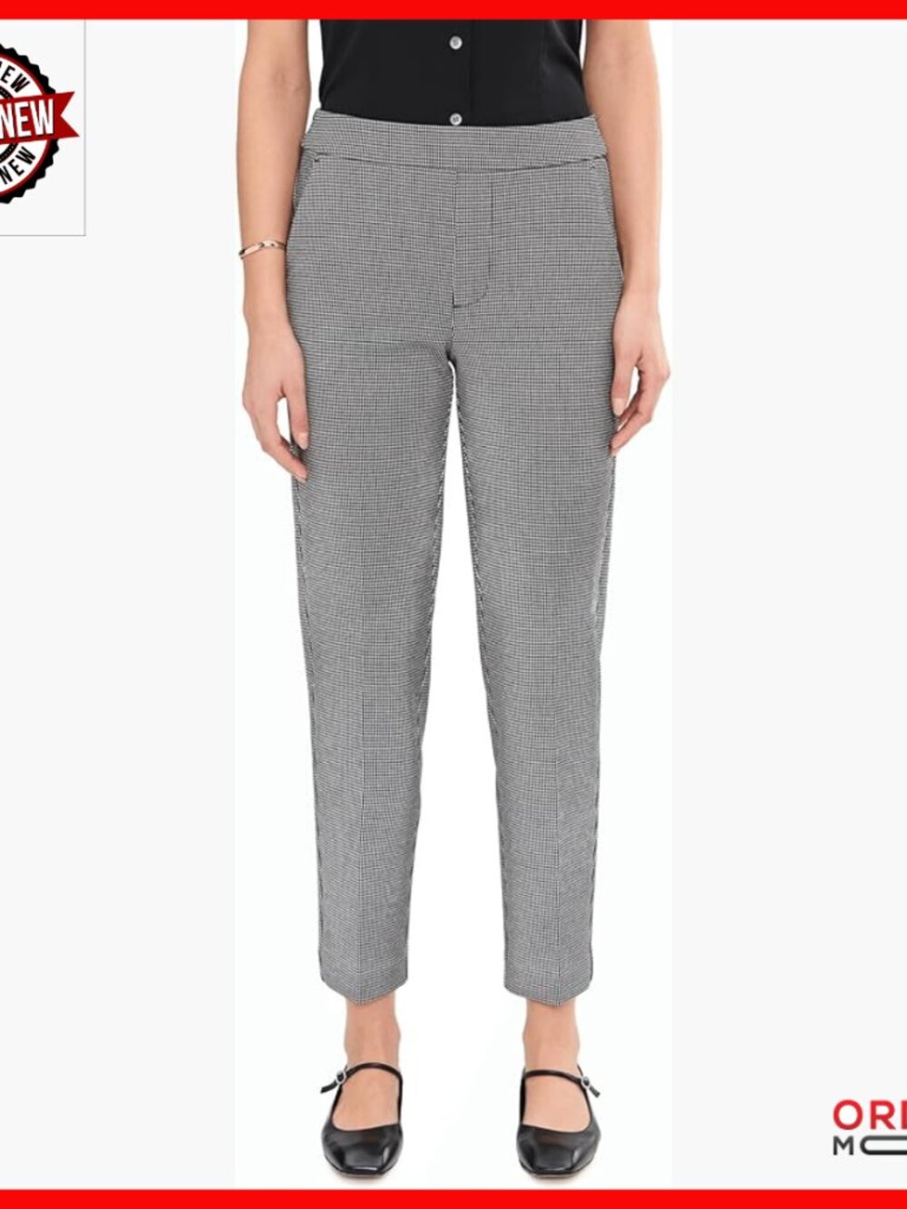 Mid-Rise Pull-On Wide Leg Trousers 28" Inseam Polyester Viscose Blend